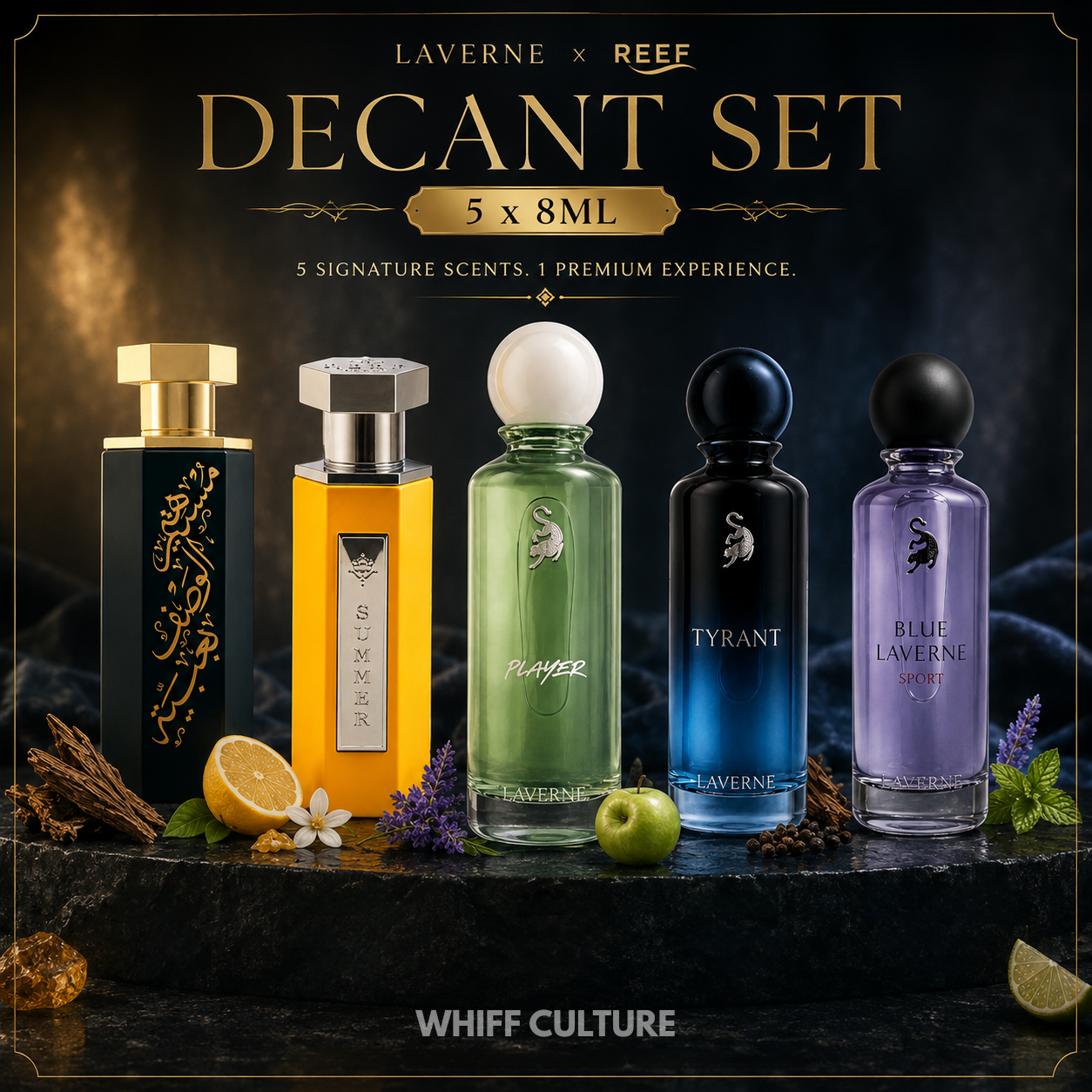 Laverne x Reef Decant Set
