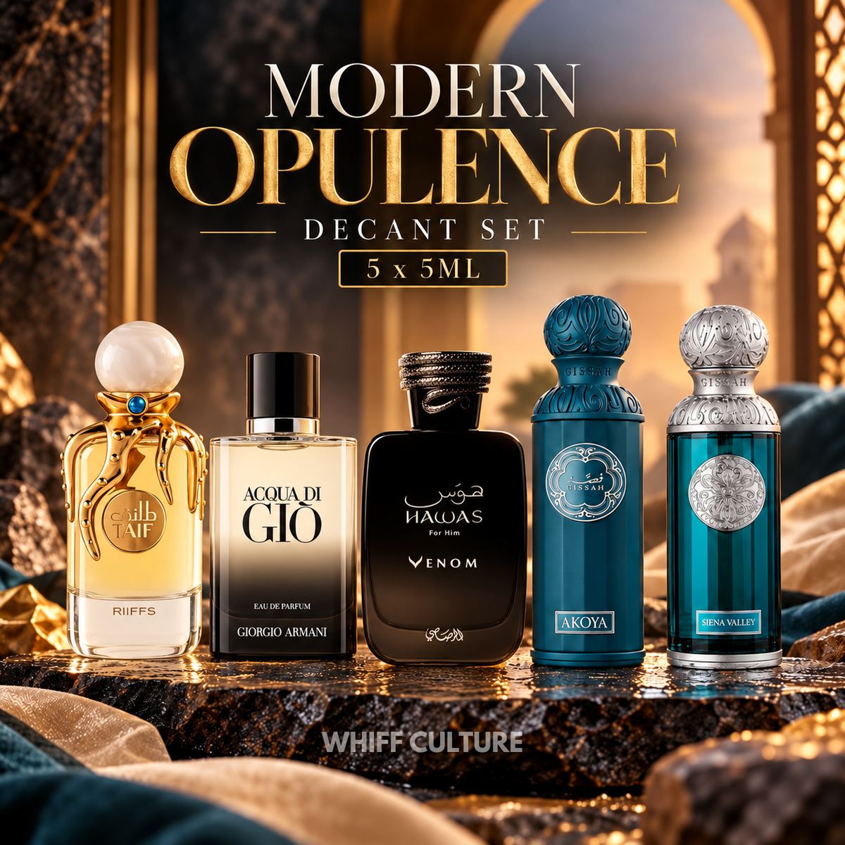 Modern Opulence Decant Set