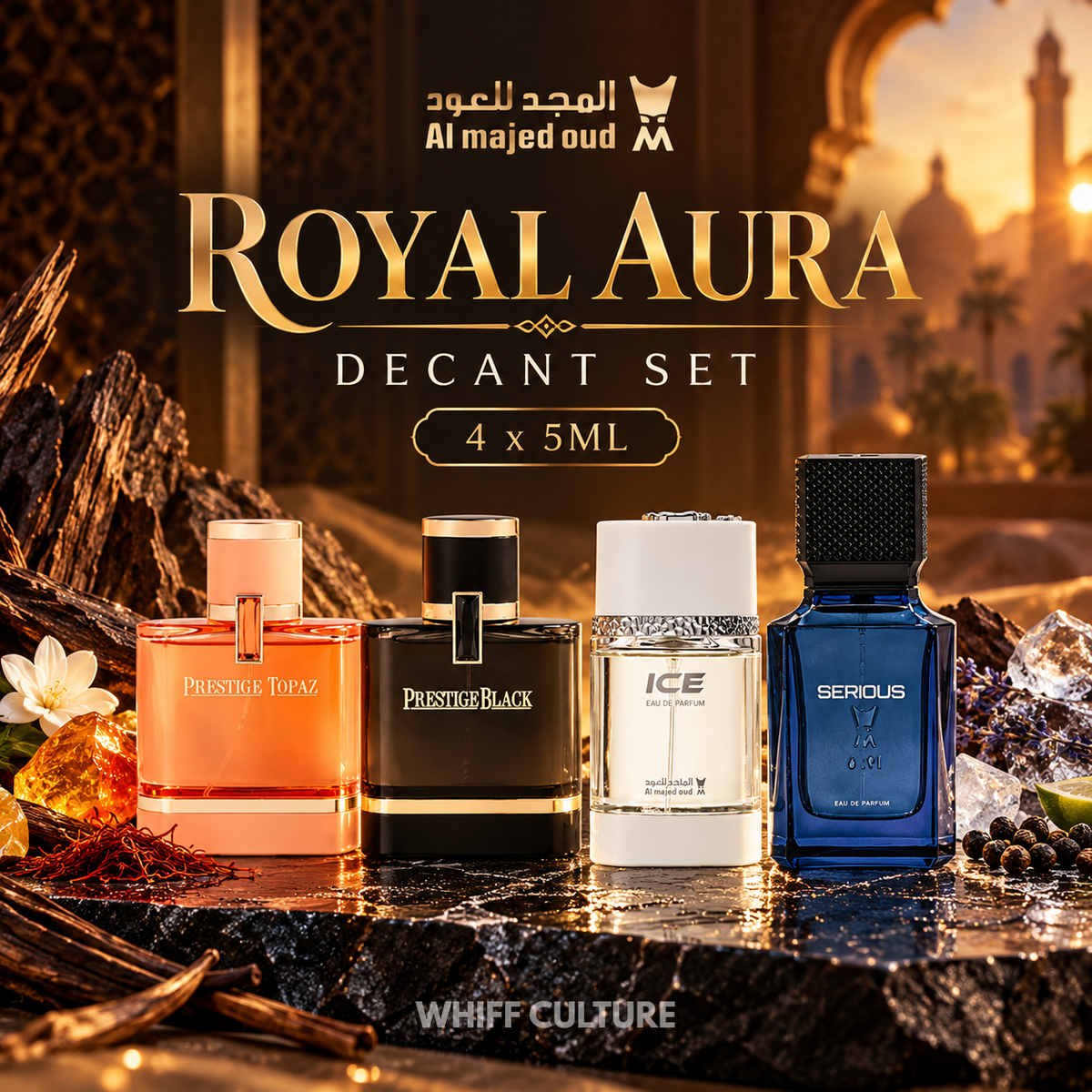 Al Majed Oud Royal Aura Decant Set