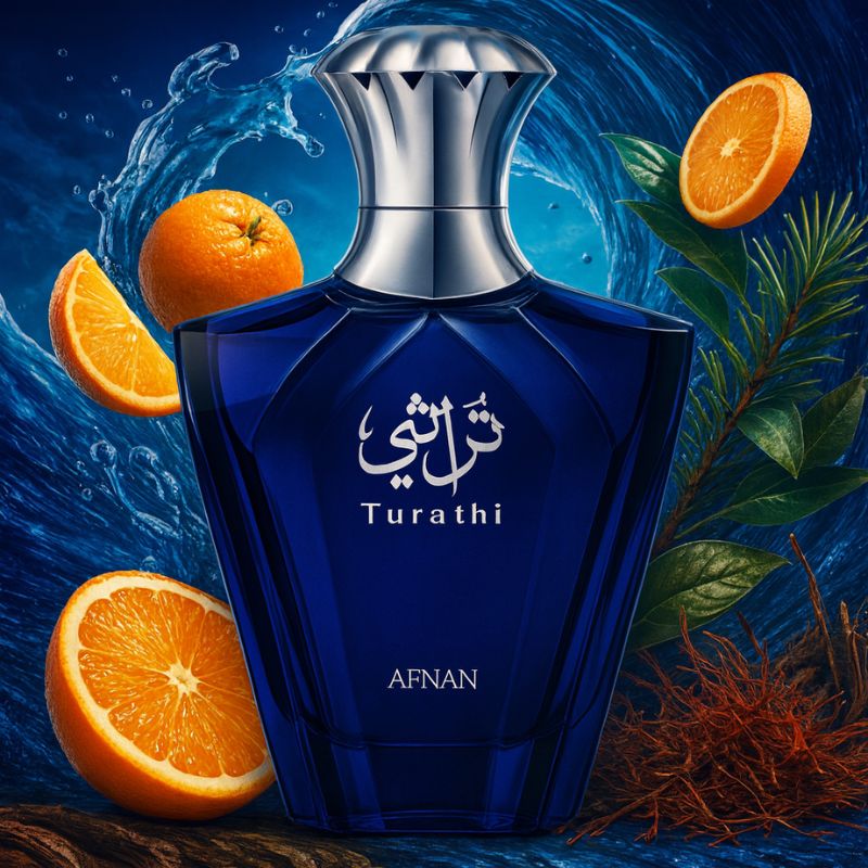 Afnan Turathi Blue EDP Unisex – Citrus Woody Perfume – WHIFF CULTURE