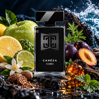 Caneza Uomo Eau de Parfum for men – lemon, apple and marine fresh fragrance