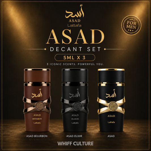 Lattafa Asad Decant Set
