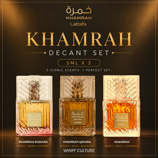 Lattafa Khamrah Decant Set