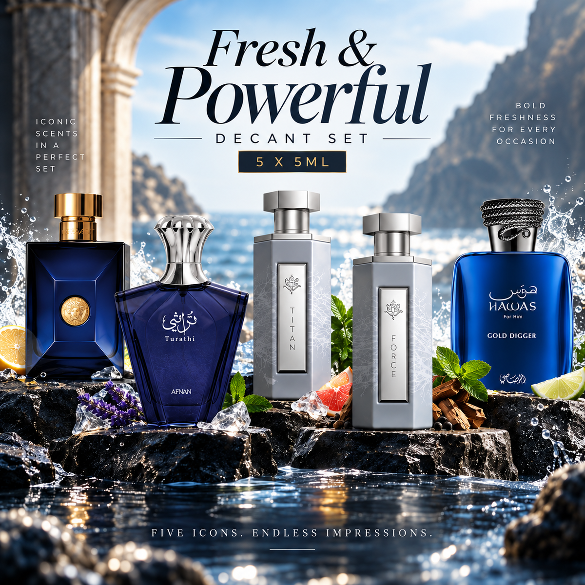 Fresh & Powerful Decant Set
