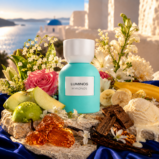 Mykonos Luminos perfume unisex – banana, tuberose and vanilla fragrance