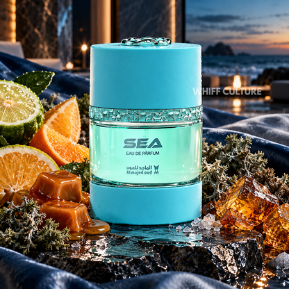 Al Majed Oud Wood Sea Eau de Parfum unisex – lemon, caramel and oud fragrance