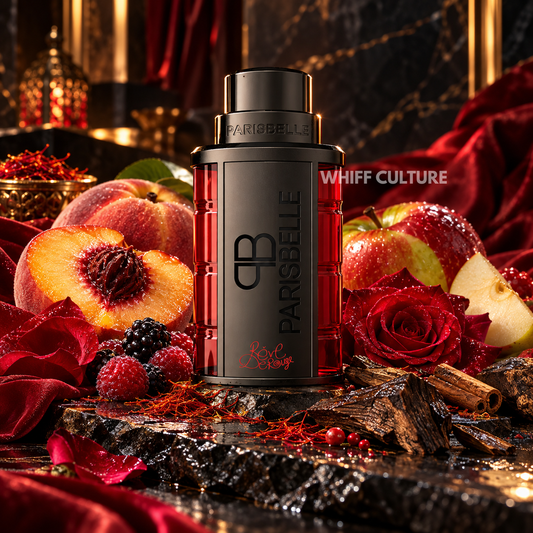 Parisbelle Reve de Rouge perfume unisex – berries, saffron and rose oud fragrance