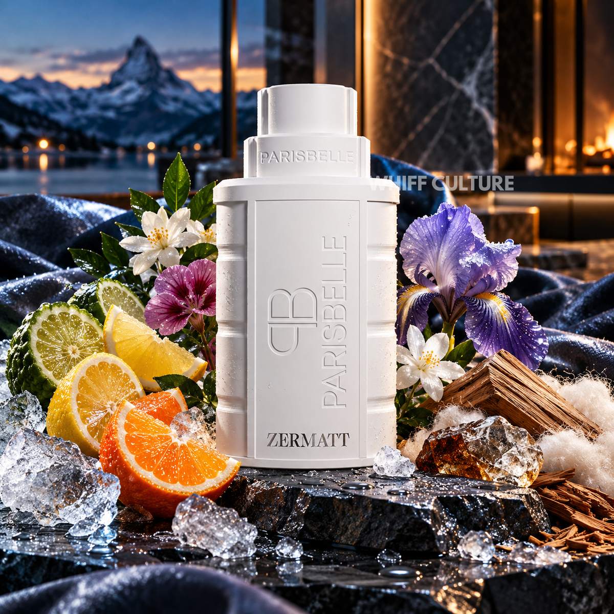 Parisbelle Zermatt perfume for men – bergamot, iris and sandalwood fresh fragrance