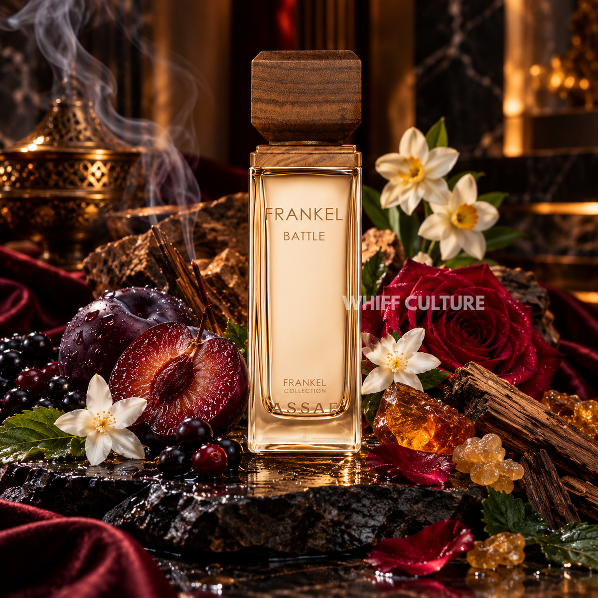 Assaf Frankel Battle perfume unisex – oud, frankincense and patchouli fragrance