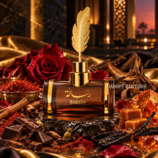 Arabian Oud Resala perfume – chocolate, rose and saffron oriental fragrance