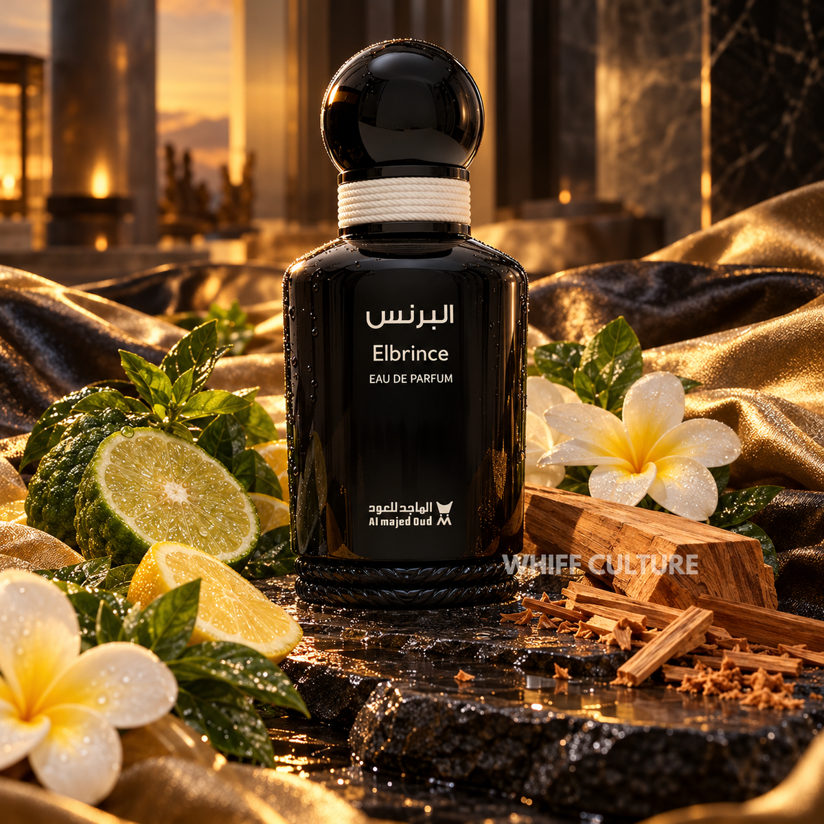 Al Majed Oud Elbrince perfume – citrus, basil and sandalwood aromatic fragrance