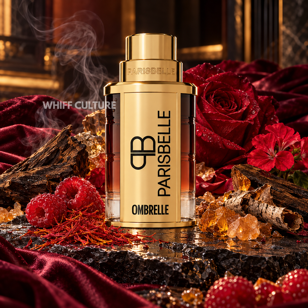 Parisbelle Ombrelle Extrait de Parfum – oud, rose and saffron fragrance