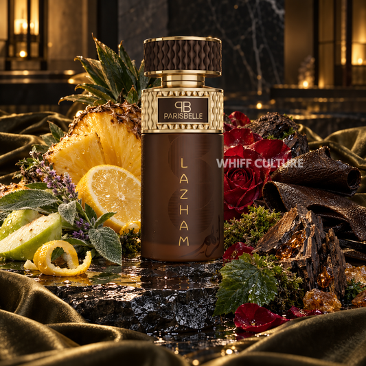 Parisbelle Lazham perfume – citrus, amber and musk oriental floral fragrance