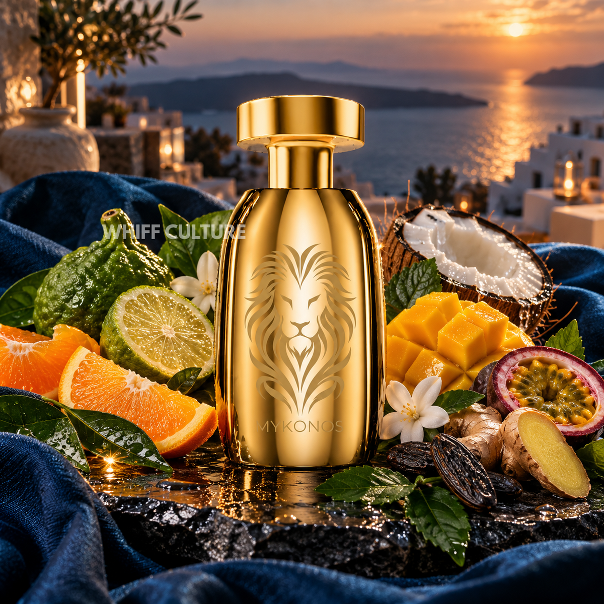 Mykonos Imperium perfume – lime, tropical fruits and coconut water fragrance