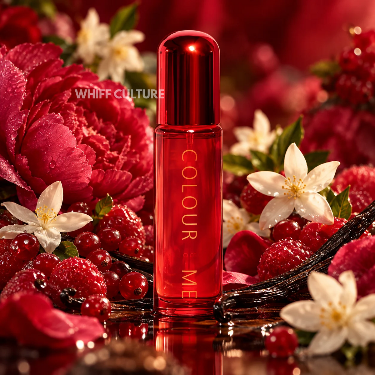 Milton Lloyd Colour Me Red perfume for women – peony, red berries and jasmine fragrance