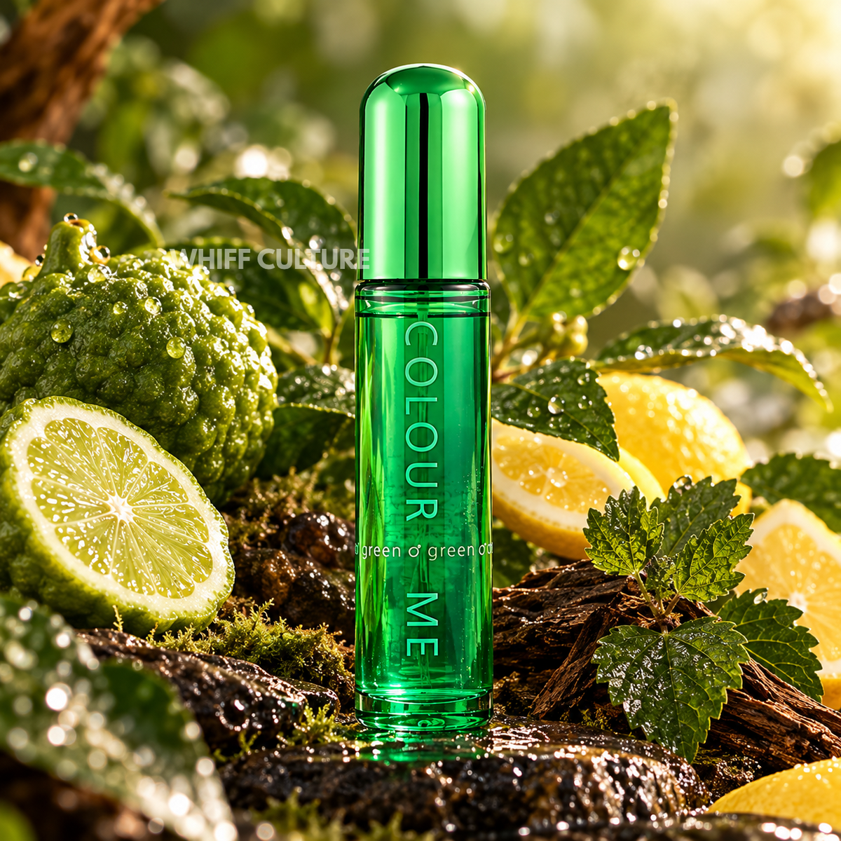 Milton Lloyd Colour Me Green perfume for men – bergamot, patchouli and amber fragrance