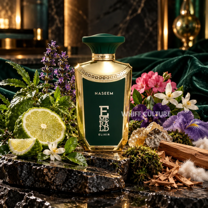 Naseem Emerald Elixir Parfum unisex – galbanum, jasmine and ambergris fragrance