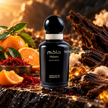 Al Majed Oud Hakem perfume for men – saffron, fig and amber fragrance