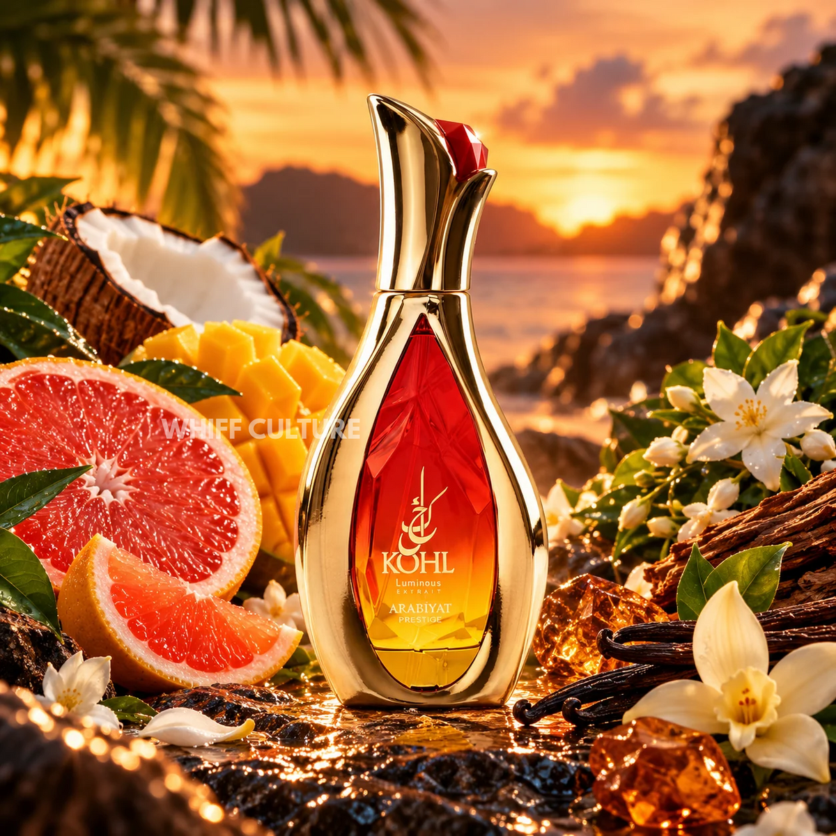 Arabiyat Prestige Kohl Luminous Extrait de Parfum unisex – mango, jasmine and vanilla fragrance