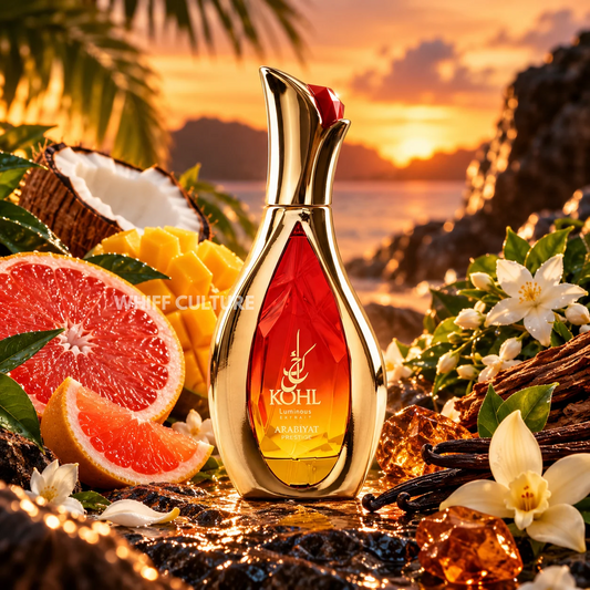 Arabiyat Prestige Kohl Luminous Extrait de Parfum unisex – mango, jasmine and vanilla fragrance