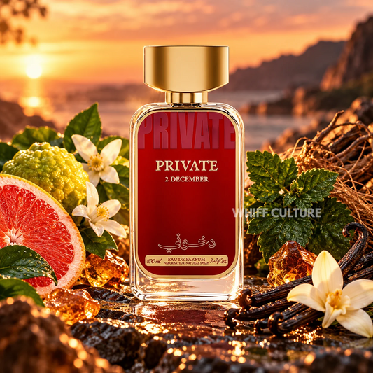 Dkhoon Private 2 December Eau de Parfum unisex – mandarin, amber and vetiver oriental fragrance
