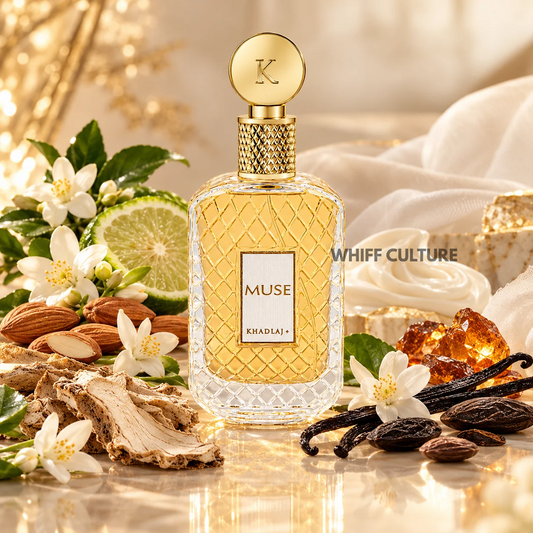Khadlaj Muse Eau de Parfum for women – almond, orris and vanilla fragrance