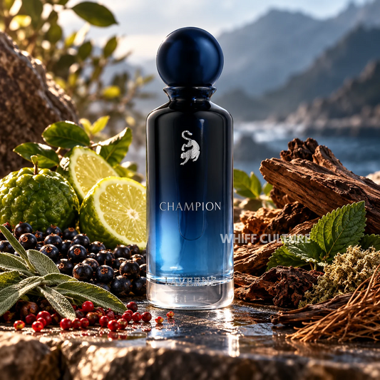 Laverne Champion Eau de Parfum unisex – bergamot, juniper and vetiver fragrance