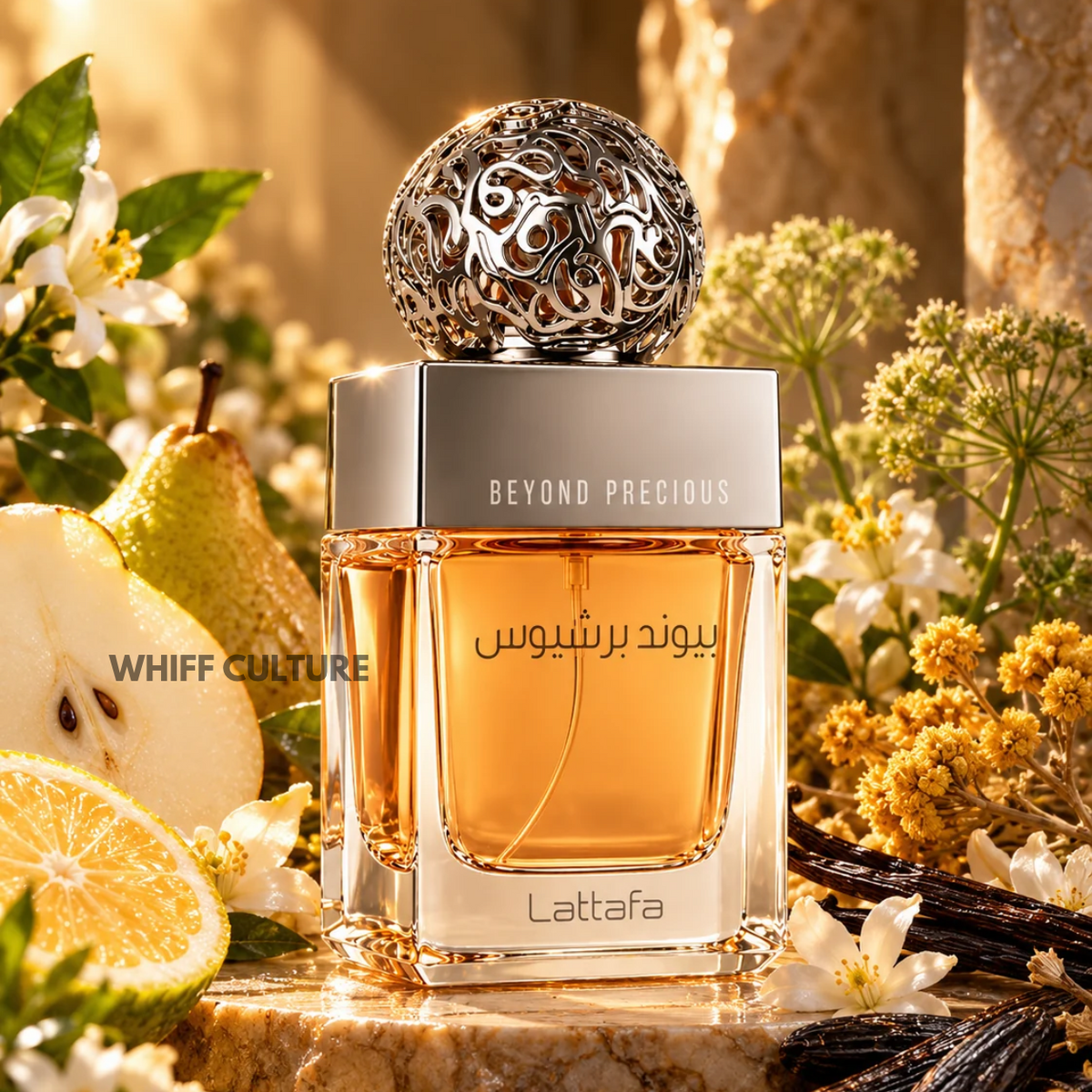 Lattafa Beyond Precious Eau de Parfum – pear, jasmine and vanilla fragrance