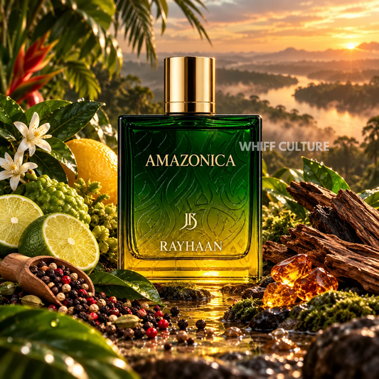 Rayhaan Amazonica Eau de Parfum unisex – grapefruit, ginger and vetiver fragrance