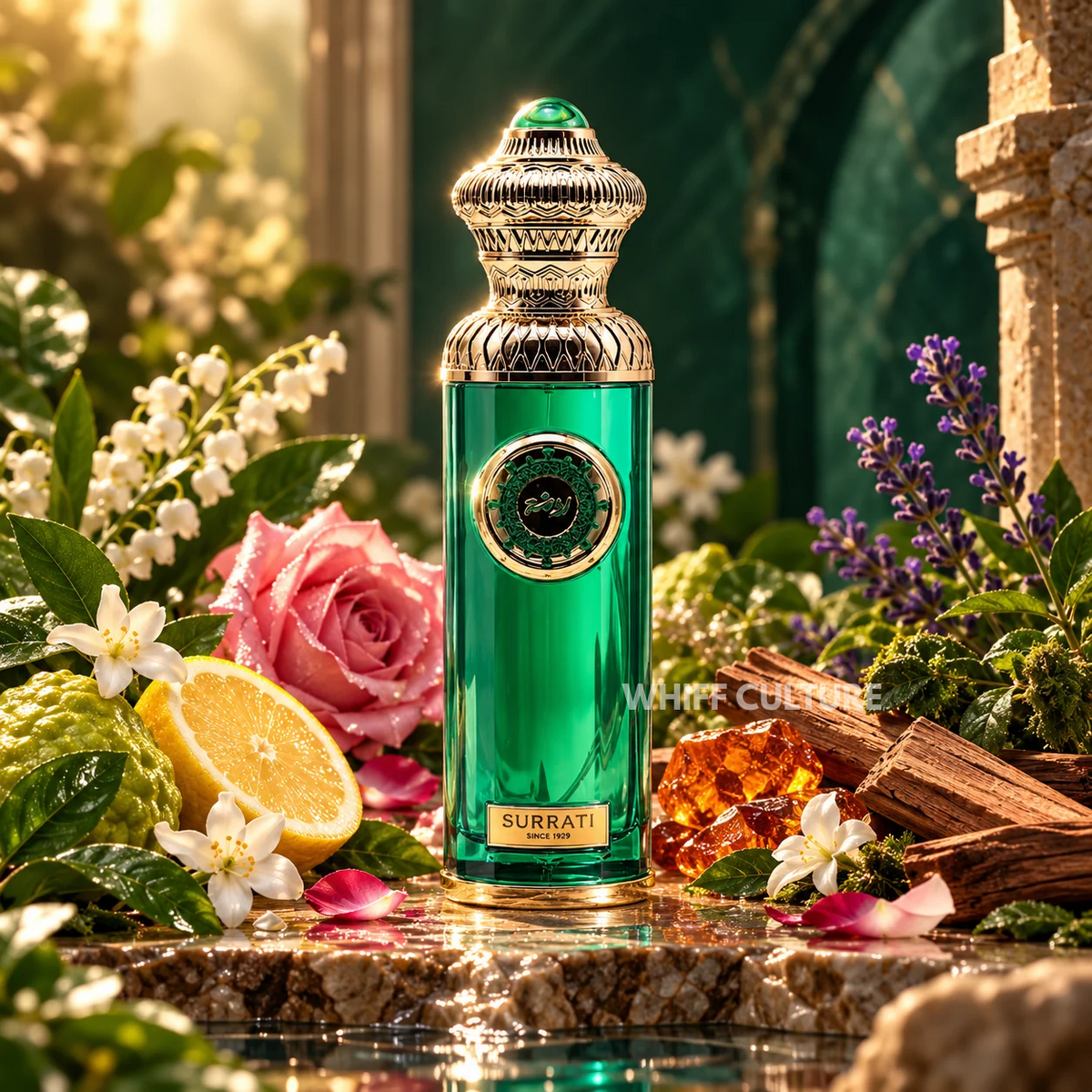 Surrati Rawdha Eau de Parfum unisex – oriental floral fragrance