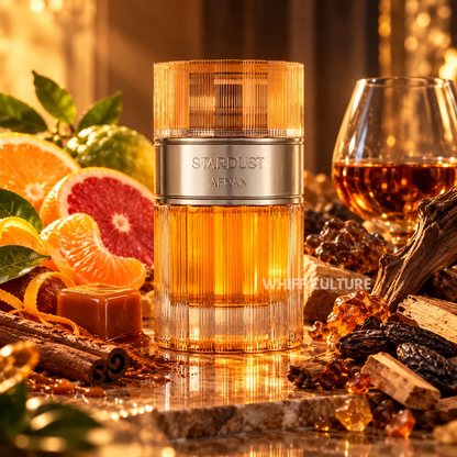 Afnan Stardust Extrait de Parfum unisex – cinnamon, cognac and caramel fragrance