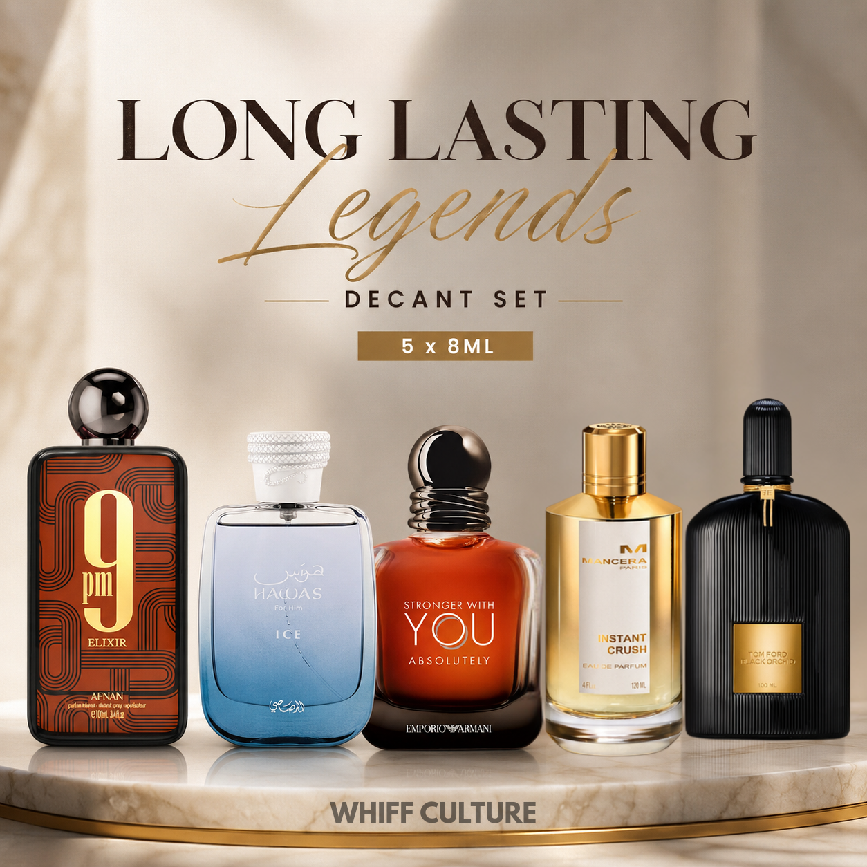 Long Lasting Legends Decant Set