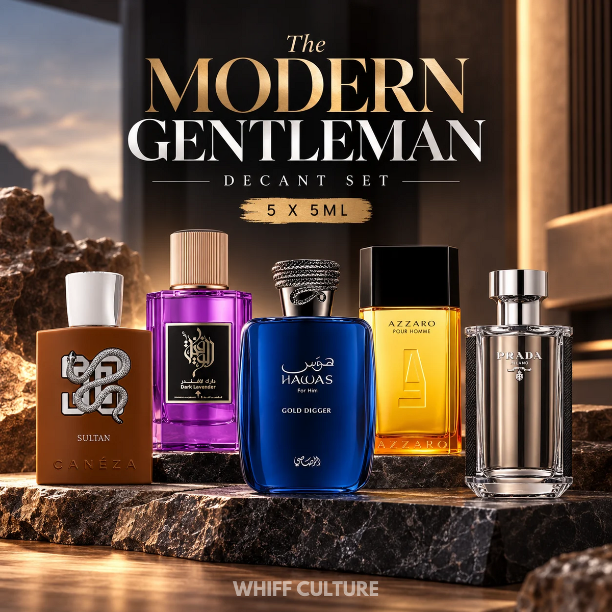 The Modern Gentleman Decant Set