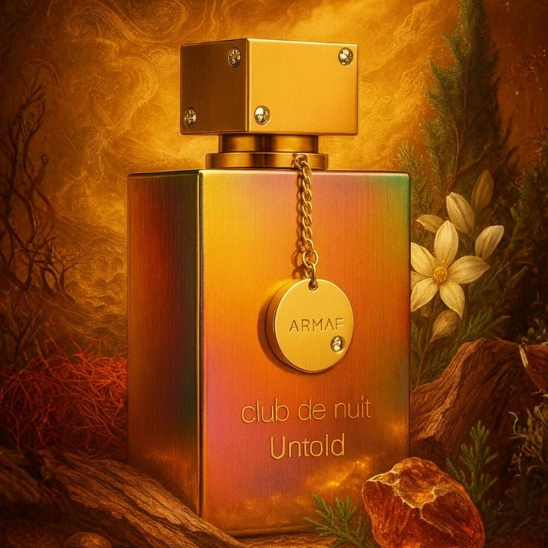 Armaf Club de Nuit Untold – Saffron Amberwood Perfume – WHIFF CULTURE